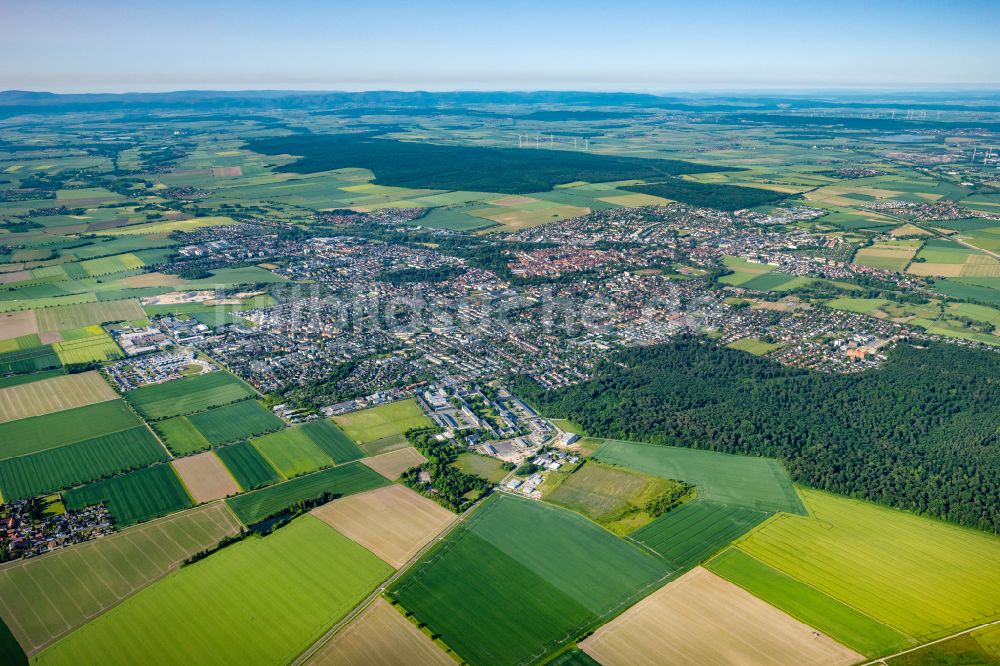 Wolfenbüttel aus der Vogelperspektive: Stadtansicht in Wolfenbüttel im Bundesland Niedersachsen, Deutschland