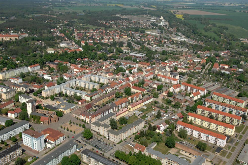 Luftbild Wriezen - Stadtansicht von Wriezen