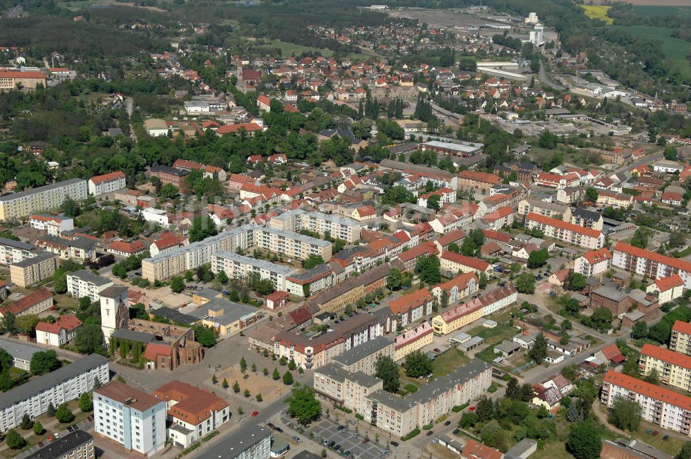 Luftaufnahme Wriezen - Stadtansicht von Wriezen