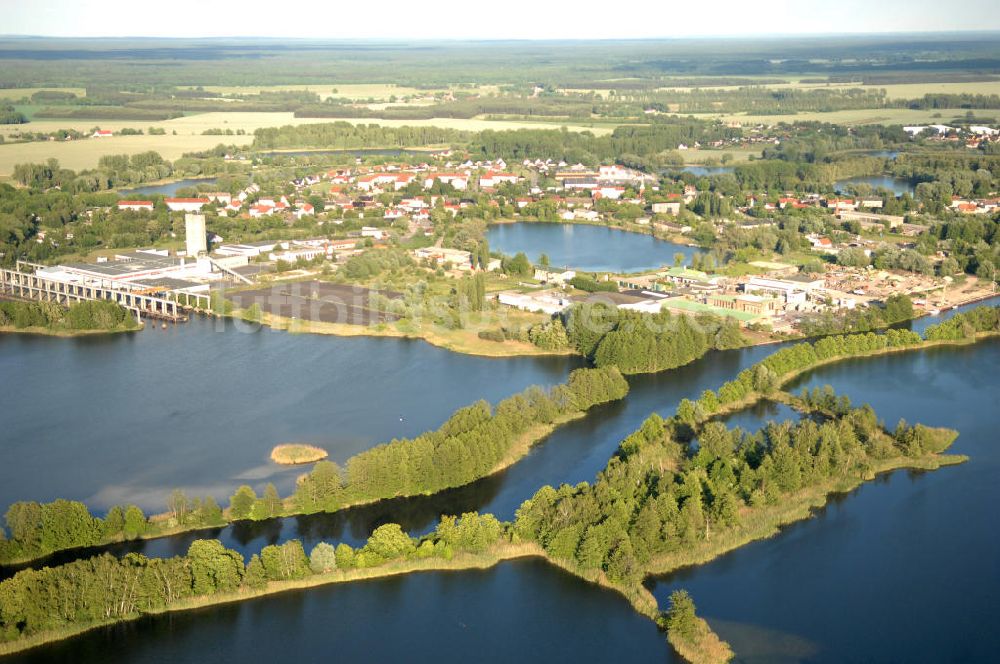 Luftbild Zehdenick - Stadtansicht von Zehdenick