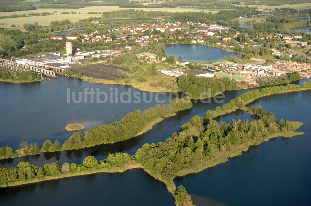 Luftaufnahme Zehdenick - Stadtansicht von Zehdenick