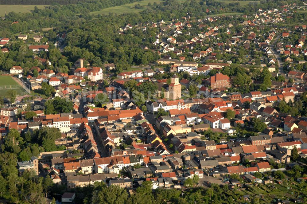 Luftbild Zehdenick - Stadtansicht von Zehdenick