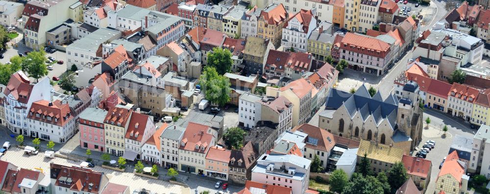 Zeitz aus der Vogelperspektive: Stadtansicht Zeitz