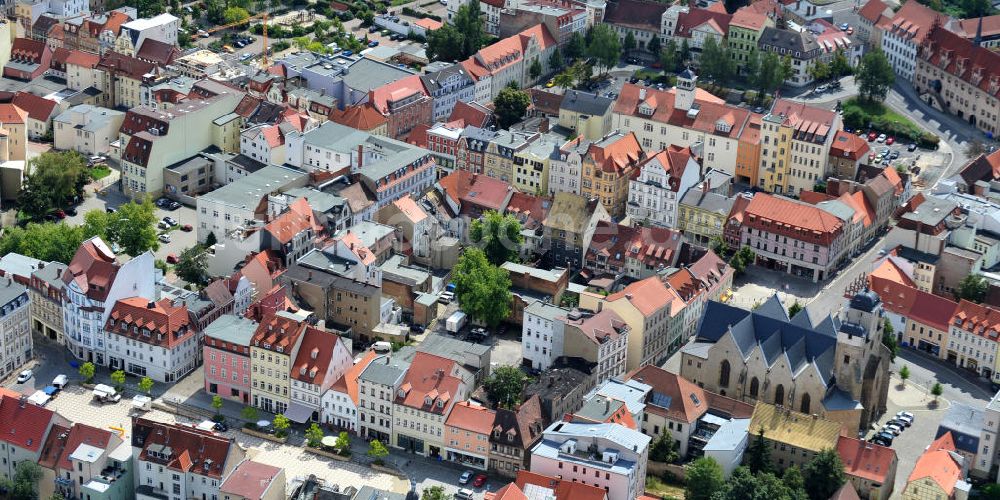 Luftbild Zeitz - Stadtansicht Zeitz