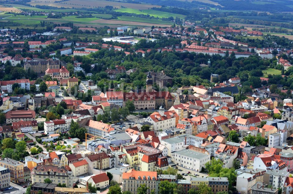 Luftaufnahme Zeitz - Stadtansicht Zeitz