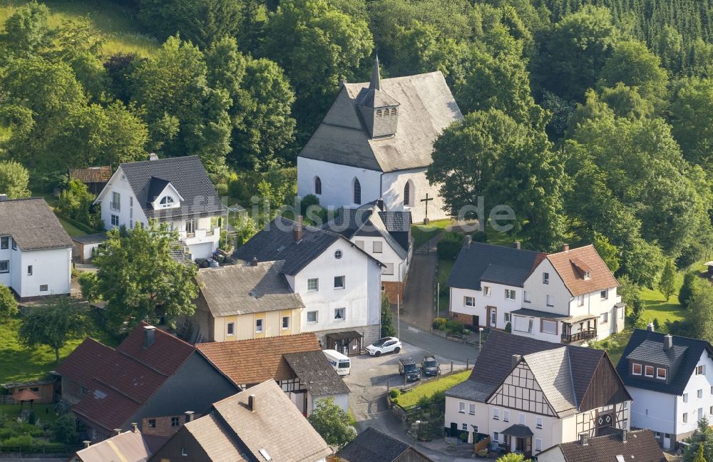 Luftbild Marsberg - Stadtansicht vom Zentrum der Innenstadt von Marsberg im Sauerland in Nordrhein-Westfalen