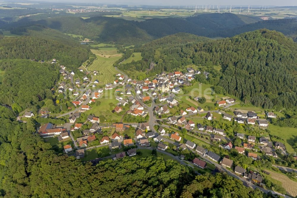 Luftbild Marsberg - Stadtansicht vom Zentrum der Innenstadt von Marsberg im Sauerland in Nordrhein-Westfalen