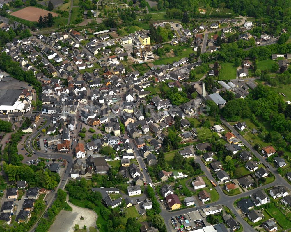 Luftbild Selters(Westerwald) - Stadtansicht des Zentrums von Selters (Westerwald) im Bundesland Rheinland-Pfalz