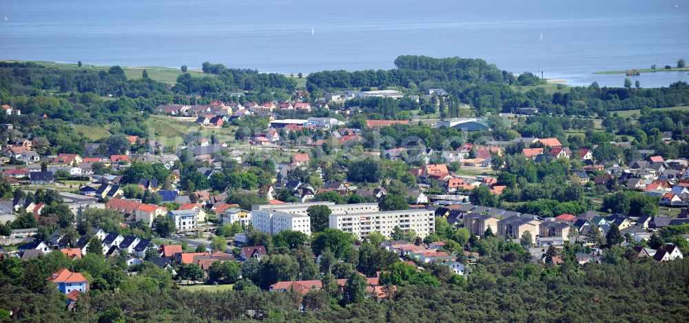 Luftaufnahme Zinnowitz - Stadtansicht von Zinnowitz in Mecklenburg-Vorpommern