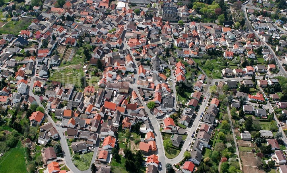 Zornheim von oben - Stadtansicht von Zornheim im Bundesland Rheinland-Pfalz