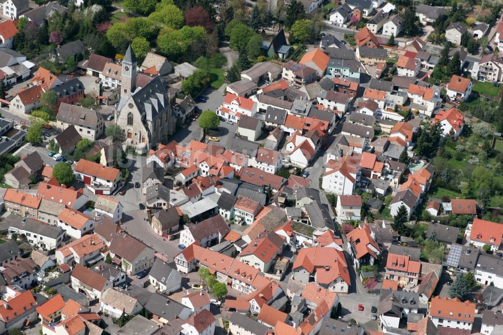 Zornheim von oben - Stadtansicht von Zornheim im Bundesland Rheinland-Pfalz