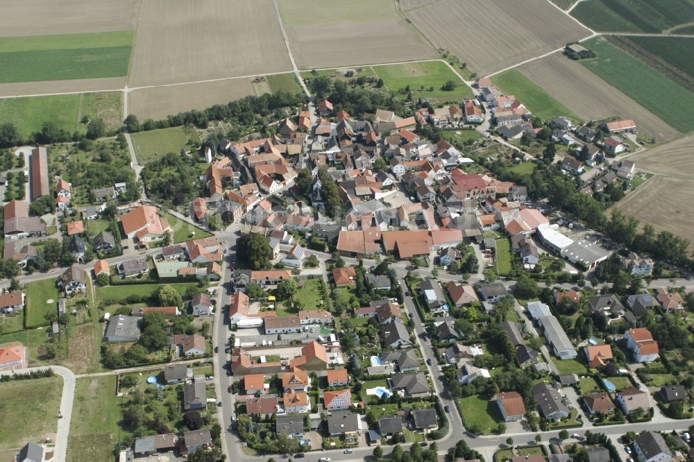 Zotzenheim / VBG Spendlingen-Gen von oben - Stadtansicht von Zotzenheim / VBG Spendlingen-Gensingen im Bundesland Rheinland-Pfalz