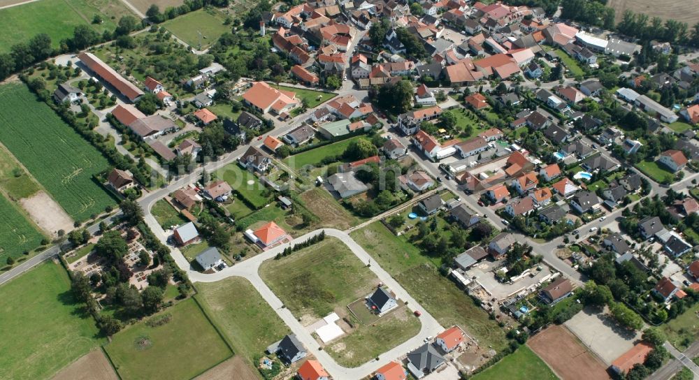 Zotzenheim / VBG Spendlingen-Gen aus der Vogelperspektive: Stadtansicht von Zotzenheim / VBG Spendlingen-Gensingen im Bundesland Rheinland-Pfalz