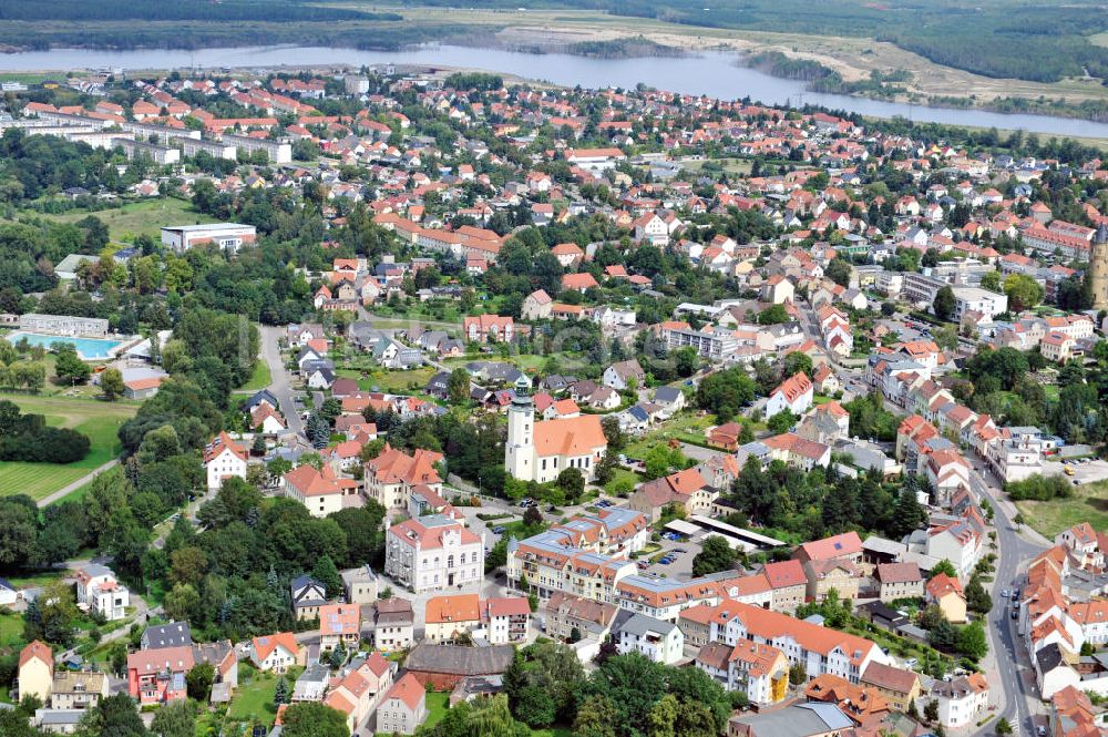 Zwenkau aus der Vogelperspektive: Stadtansicht Zwenkau