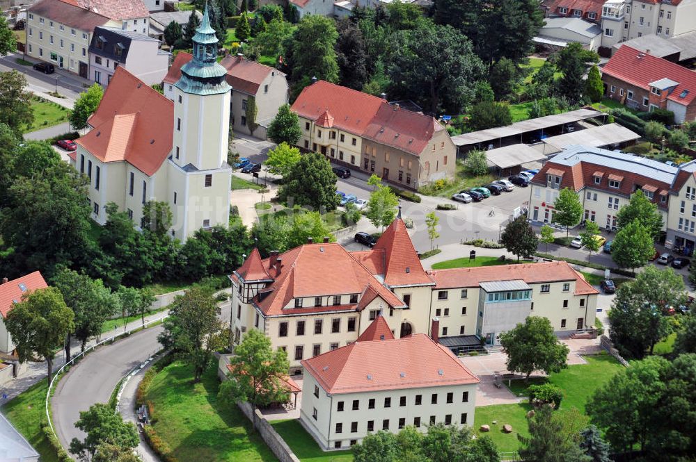 Zwenkau aus der Vogelperspektive: Stadtansicht Zwenkau