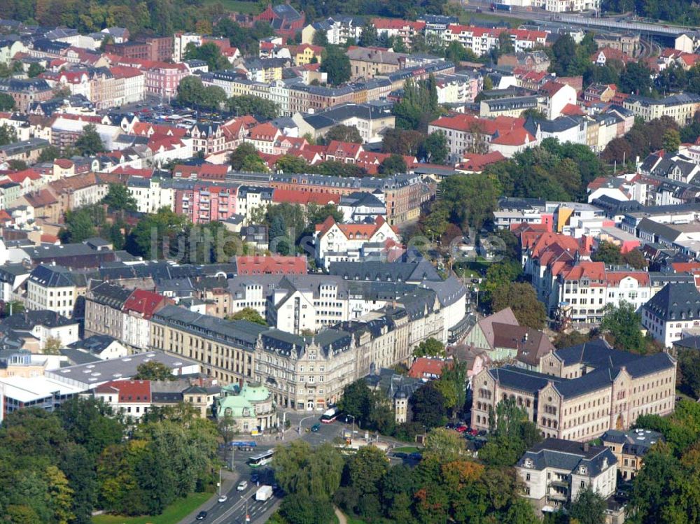 Zwickau / Sachsen von oben - Stadtansicht Zwickau 11.10.2005