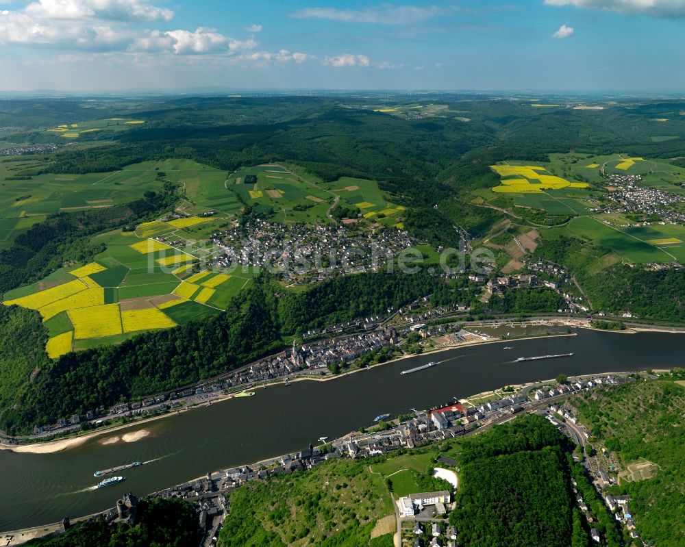 Luftaufnahme Koblenz, Lützel, Neuendorf, Wallersheim - Stadtansichten von Koblenz, Lützel, Neuendorf und Wallersheim im Bundesland Rheinland-Pfalz