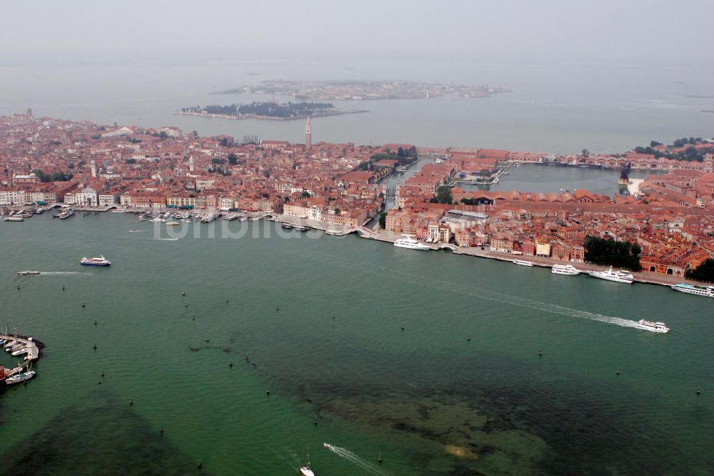 Venedig von oben - Stadtbezirk Castello Venedig