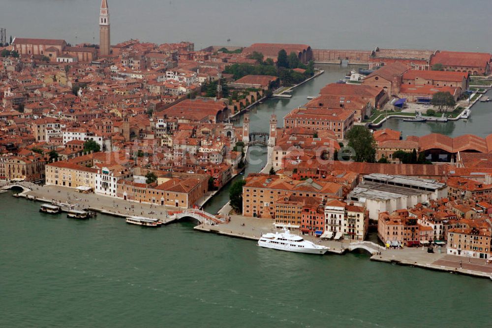 Venedig aus der Vogelperspektive: Stadtbezirk Castello Venedig