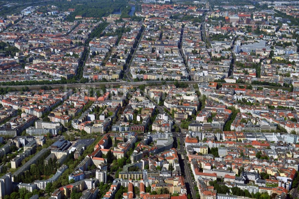 Luftaufnahme Berlin - Stadtbezirk Charlottenburg-Wilmersdorf von Berlin 