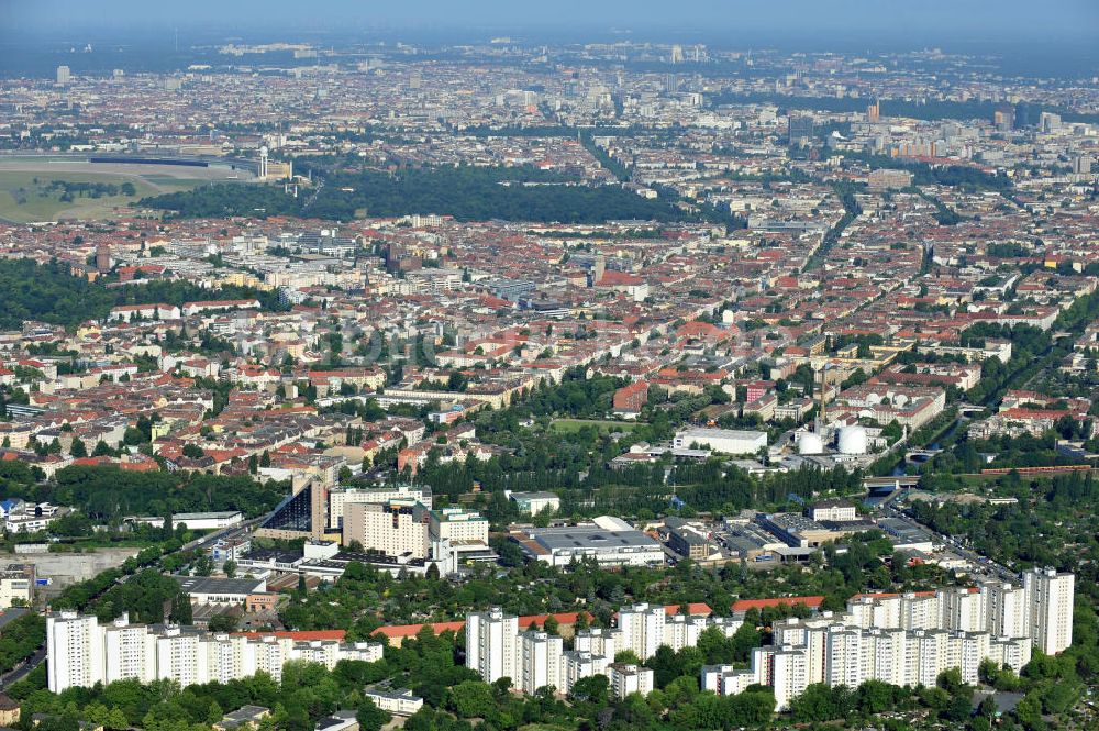 Berlin aus der Vogelperspektive: Stadteilansichten Berlin Neukölln und Kreuzberg