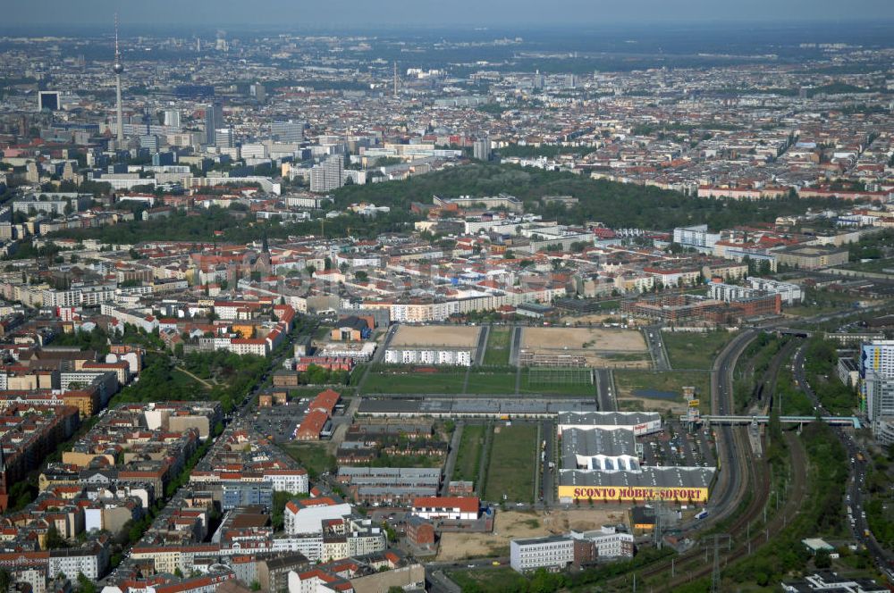 Berlin aus der Vogelperspektive: Stadtentwicklungsgebiet Eldenaer Strasse Berlin