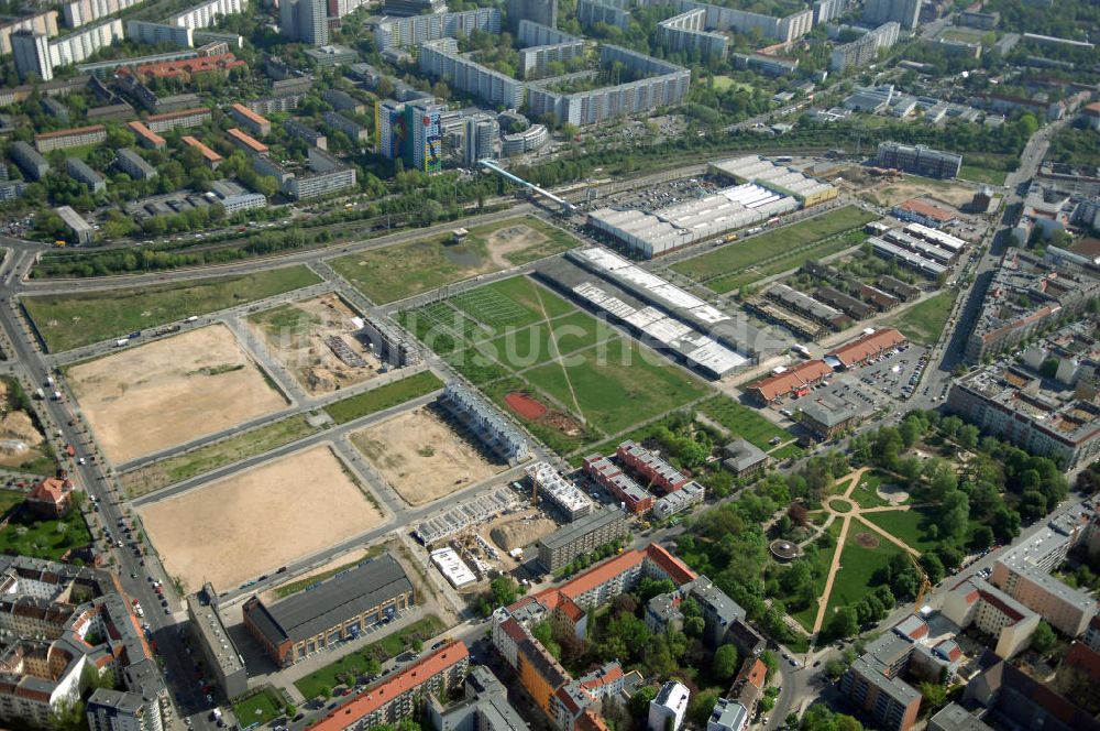 Luftaufnahme Berlin - Stadtentwicklungsgebiet Eldenaer Strasse Berlin