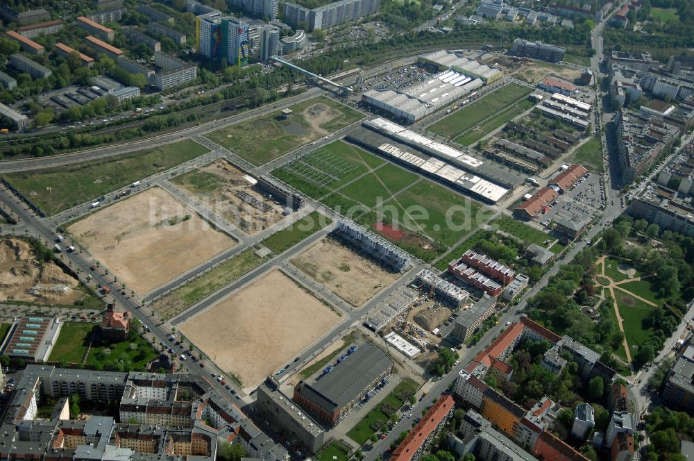 Berlin aus der Vogelperspektive: Stadtentwicklungsgebiet Eldenaer Strasse Berlin