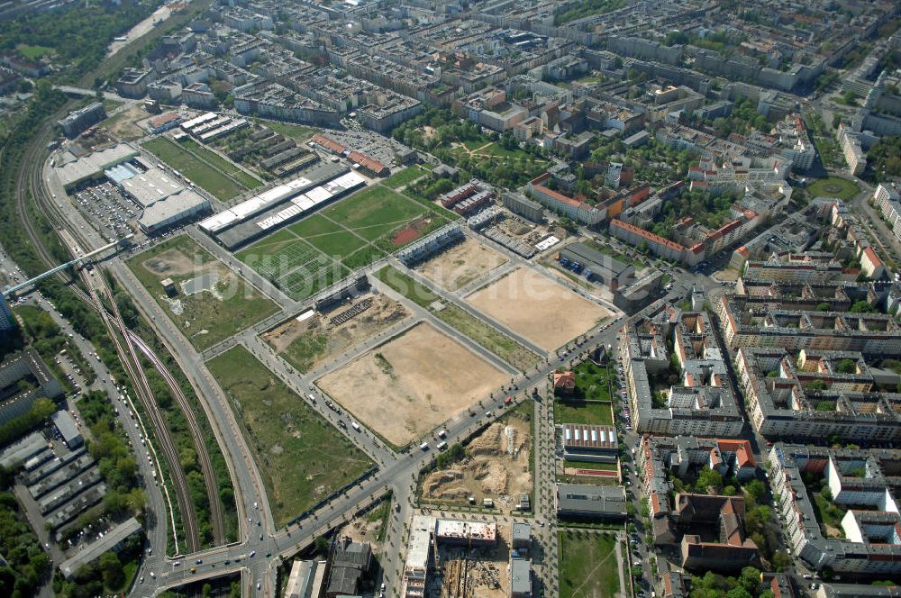 Luftaufnahme Berlin - Stadtentwicklungsgebiet Eldenaer Strasse Berlin