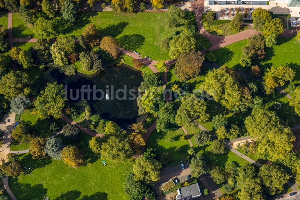 Luftbild Essen - Stadtgarten in Essen im Bundesland Nordrhein-Westfalen