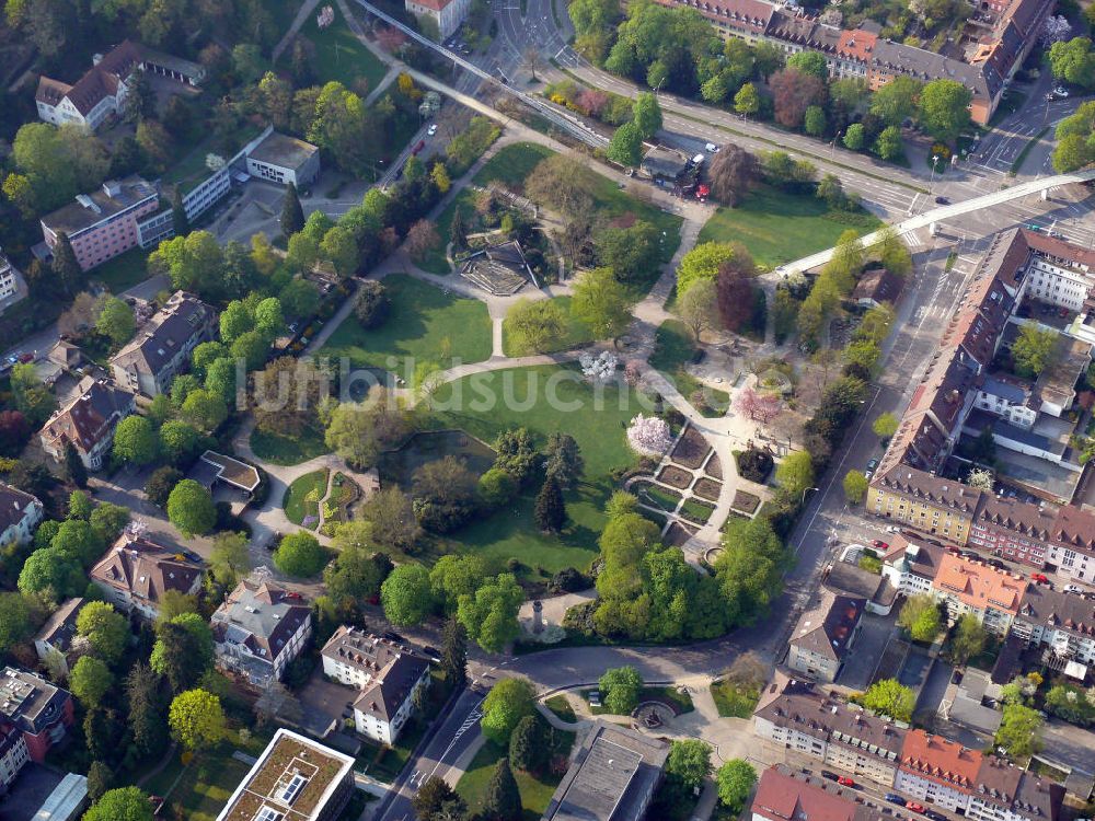 Luftbild Freiburg - Stadtgarten Freiburg