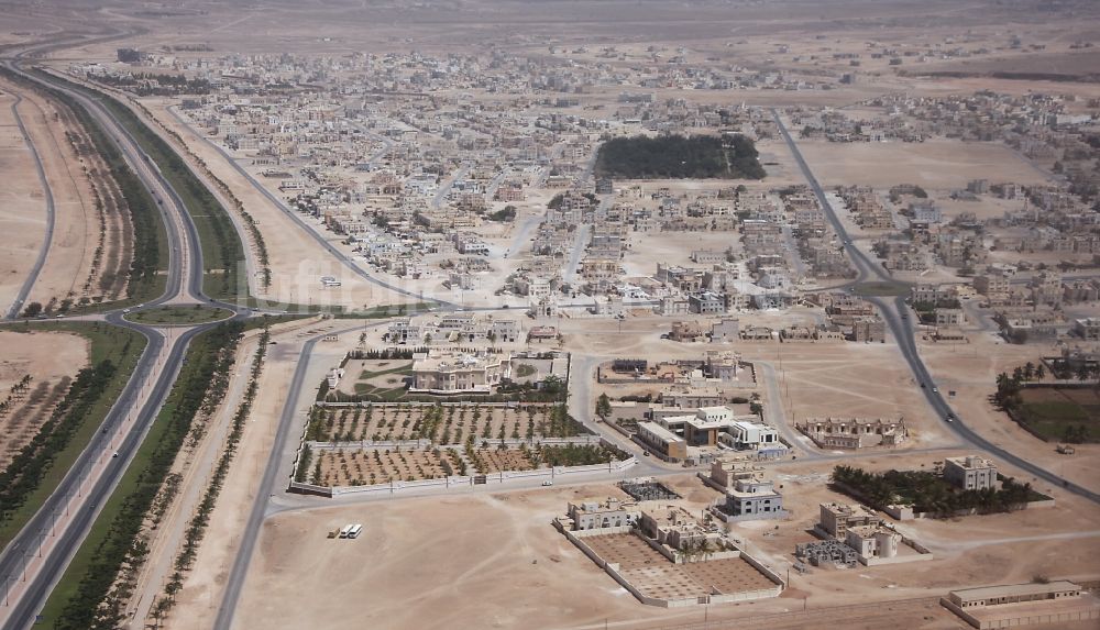 Luftaufnahme Salalah - Stadtgebiet mit Außenbezirken in Salalah in Dhofar Governorate, Oman