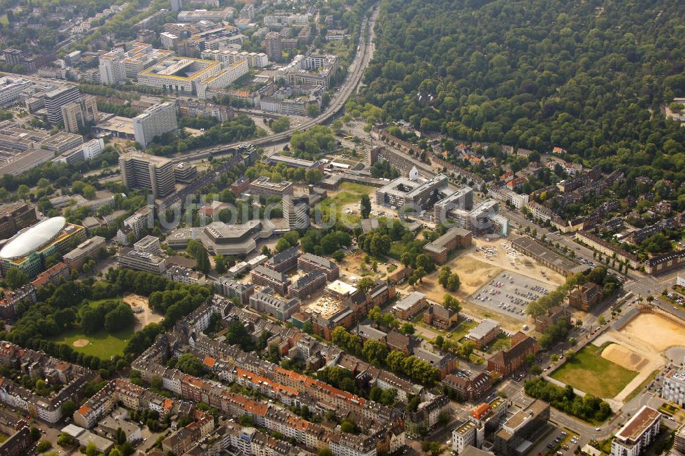 Düsseldorf aus der Vogelperspektive: Stadtgebiet Düsseldorf-Derendorf