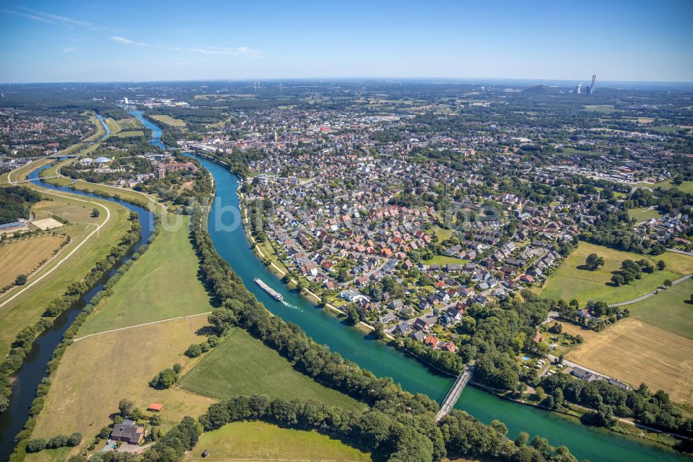 Hardt aus der Vogelperspektive: Stadtgebiet inmitten der Landwirtschaft in Hardt im Bundesland Nordrhein-Westfalen, Deutschland