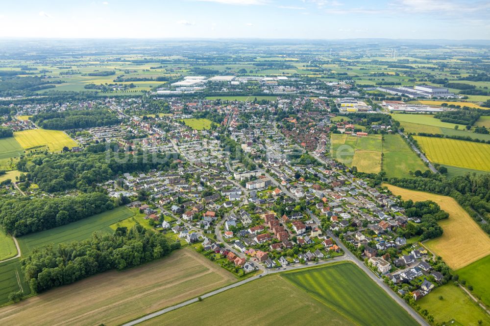 Luftbild Rhynern - Stadtgebiet inmitten der Landwirtschaft in Rhynern im Bundesland Nordrhein-Westfalen, Deutschland