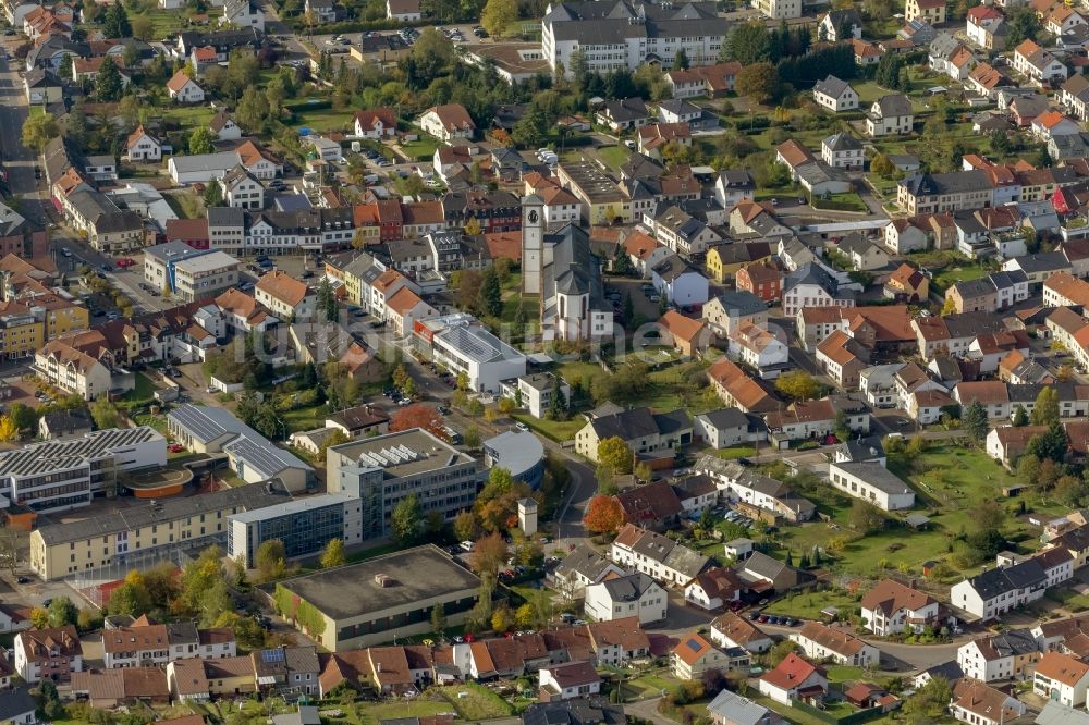 Luftaufnahme Losheim am See - Stadtgebiet von Losheim am See im Saarland