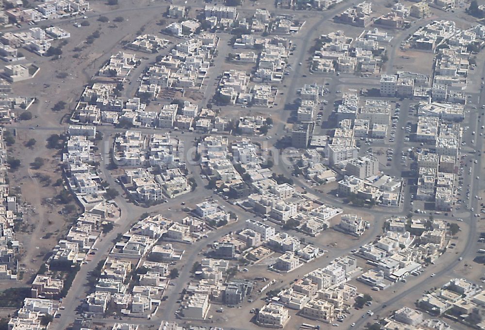 Matrah aus der Vogelperspektive: Stadtgebiet in Muscat , Oman