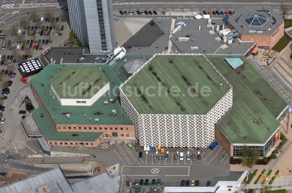 Luftbild Chemnitz - Stadthalle von Chemnitz in Sachsen