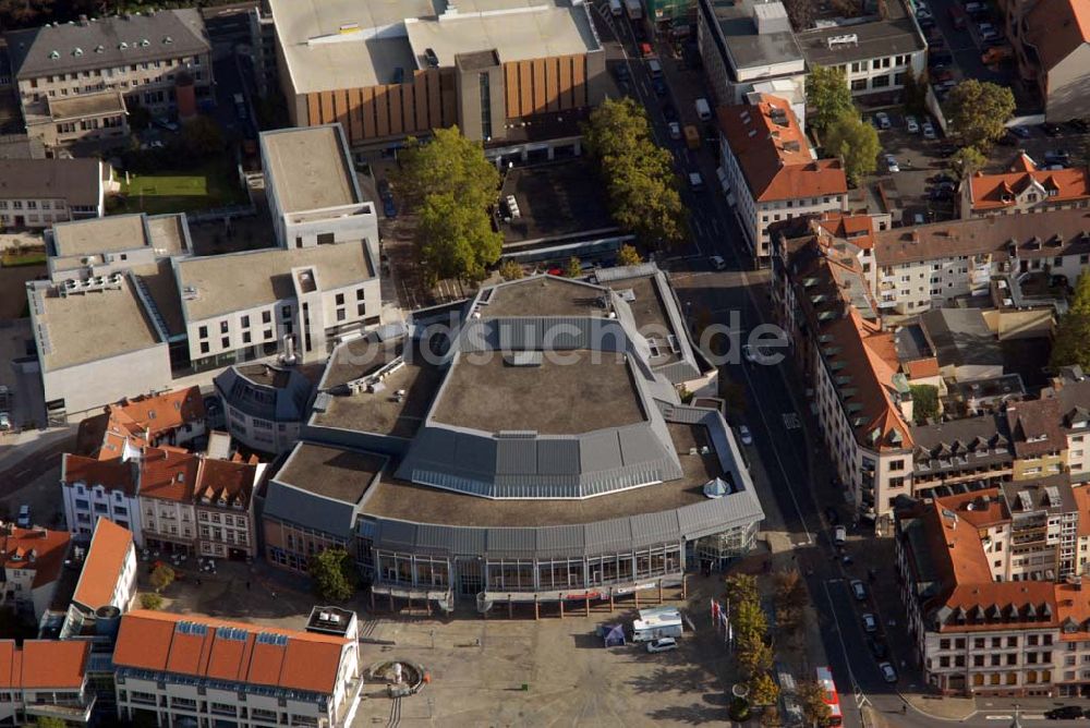 Luftbild Aschaffenburg - Stadthalle am Schloss