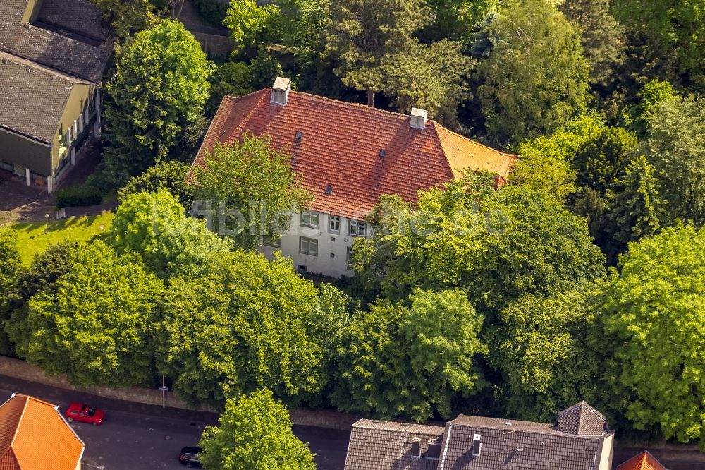 Werl aus der Vogelperspektive: Stadthaus Haus Schäferhoff in Werl in der Unnaer Börde im Bundesland Nordrhein-Westfalen