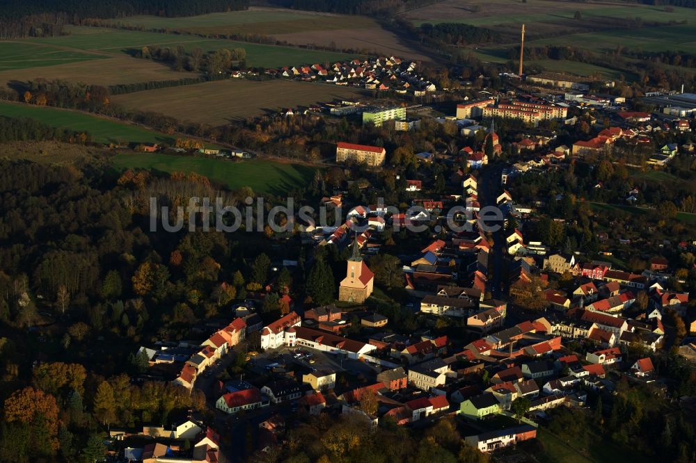 Luftbild Biesenthal - Stadtkern von Biesenthal im Bundesland Brandenburg