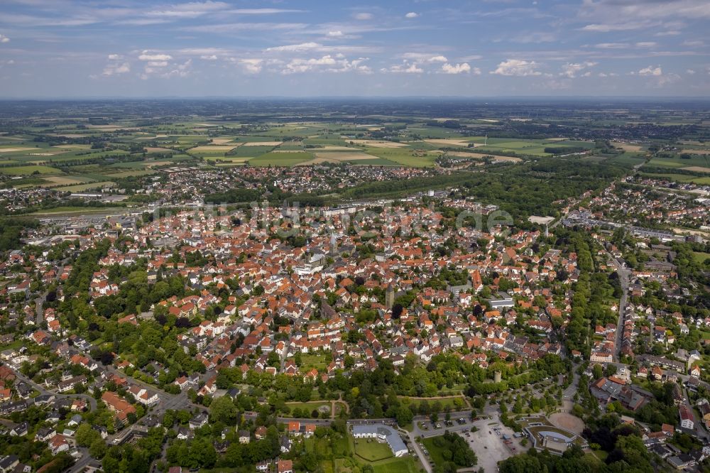 Soest aus der Vogelperspektive: Stadtkern vom Innenstadtbereich Soest im Bundesland Nordrhein-Westfalen