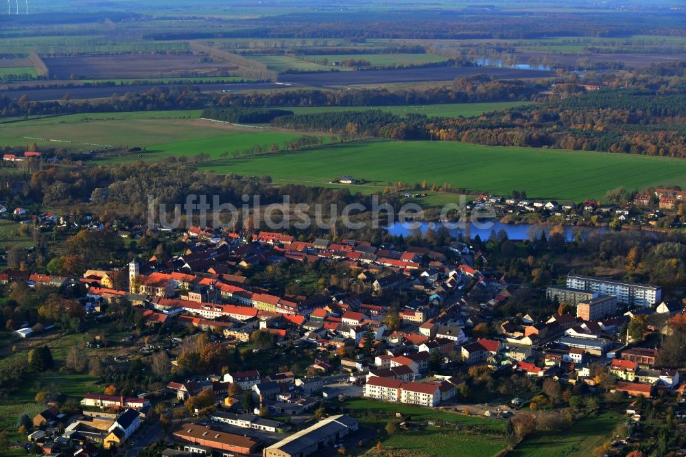 Liebenwalde aus der Vogelperspektive: Stadtkern von Liebenwalde im Bundesland Brandenburg