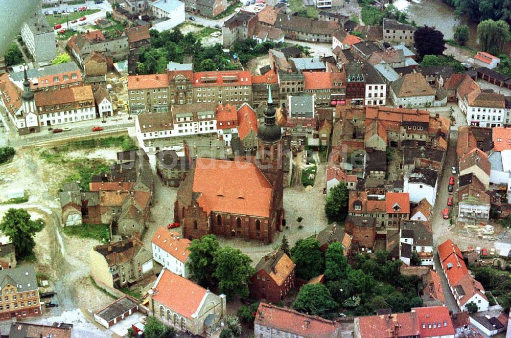 Luftbild Spremberg - Stadtkern von Spremberg/Brandenburg 05.05.1994