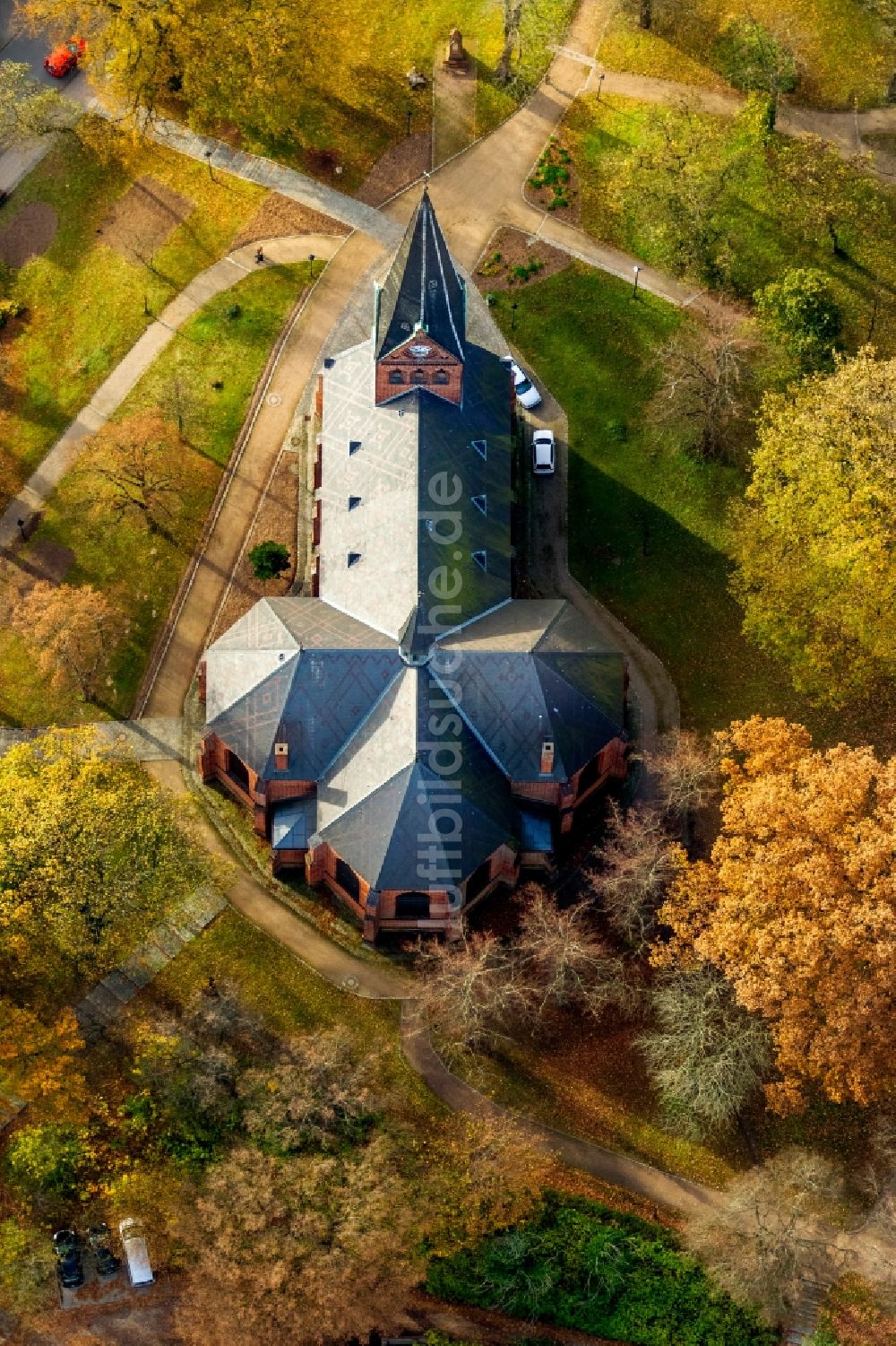 Malchow aus der Vogelperspektive: Stadtkirche Malchow im Bundesland Mecklenburg-Vorpommern