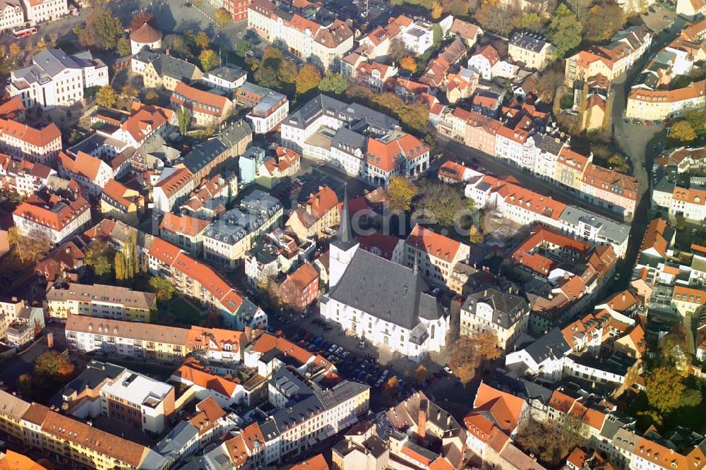 Luftaufnahme Weimar - Stadtkirche St. Peter und Paul