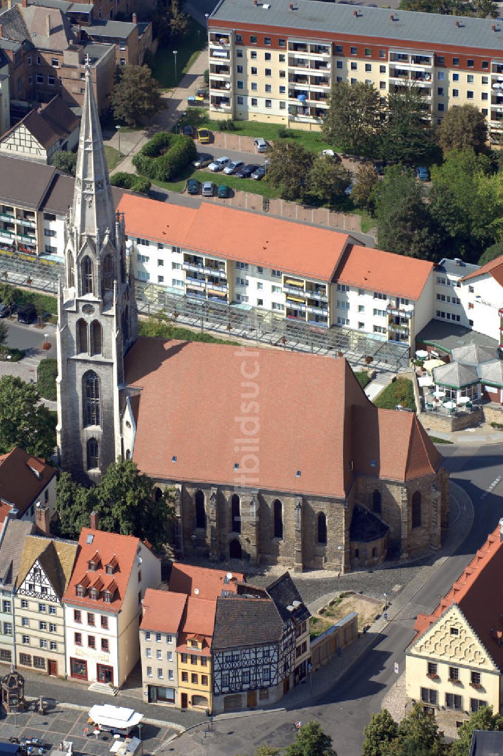 Luftbild Merseburg - Stadtkirche St.Maximi in Merseburg