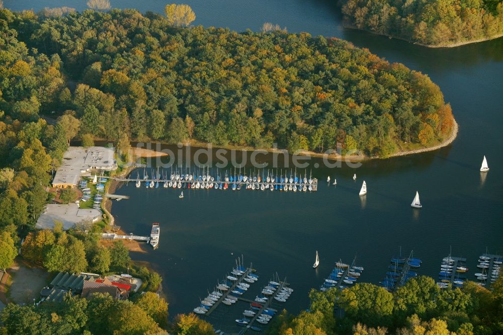 Luftaufnahme Haltern am See - Stadtmühlenbucht in Haltern am See im Bundesland Nordrhein-Westfalen