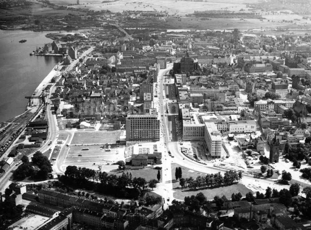 Rostock aus der Vogelperspektive: Stadtmitte von Rostock