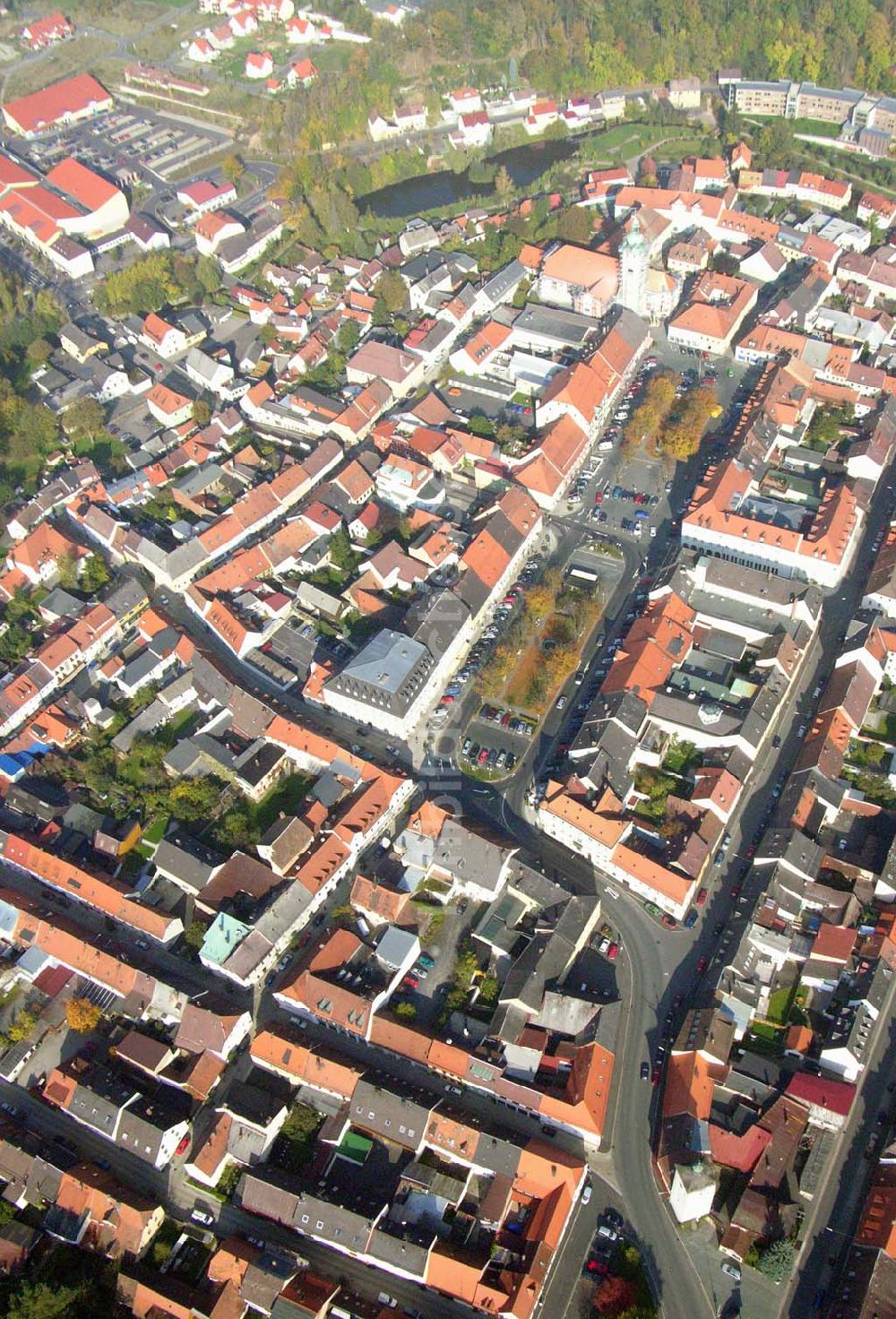 Luftbild Tirschenreuth - Stadtpfarrkirche Mariae Himmelfahrt